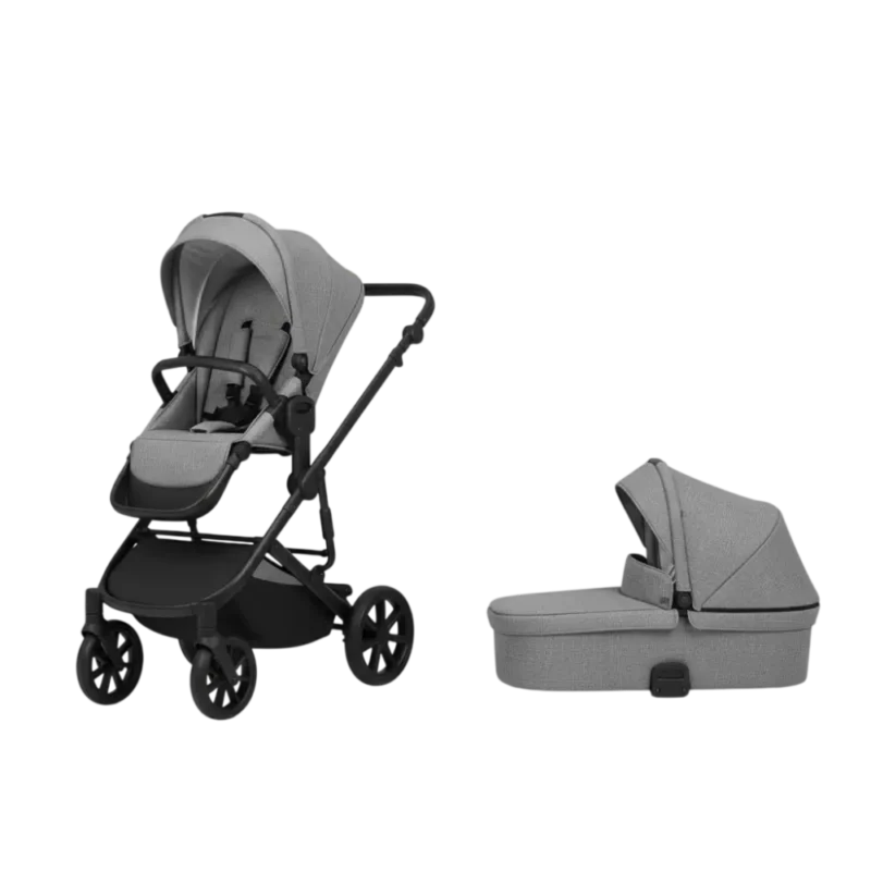 Коляска 2 в 1 с люлькой и прогулочным блоком