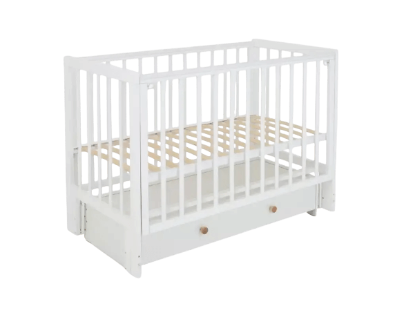 Детская кроватка Rant Indy Box с маятником и ящиком